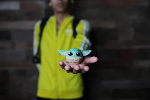 Vista 6 de Bitty Boomers - Star Wars The Mandalorian: Grogu, mini altavoz Bluetooth, multicolor