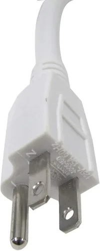 Vista 5 de Treasure Gurus - Protector de sobretensiones para computadora, regleta de alimentación electrónica, 6 salidas, color blanco