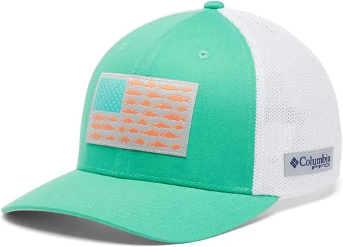Vista 182 de Columbia Gorra de Béisbol de Malla con Logotipo PFG Unisex para Adultos