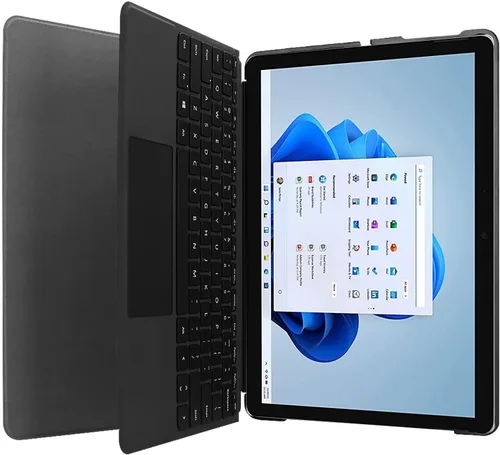 Vista 7 de Gylint Funda para Microsoft Surface Pro 8, de poliéster, de múltiples ángulos, delgada, ligera, para tableta Microsoft Surface Pro 8 de 13", Negro