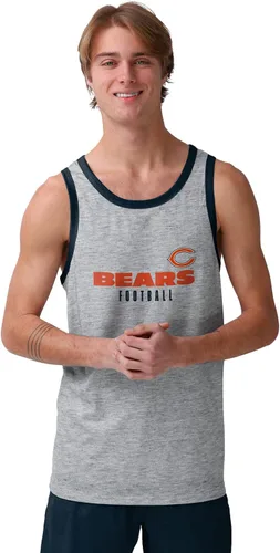 Vista 17 de FOCO NFL Mens NFL Team Logo Fashion Shirt Sleeveless Top