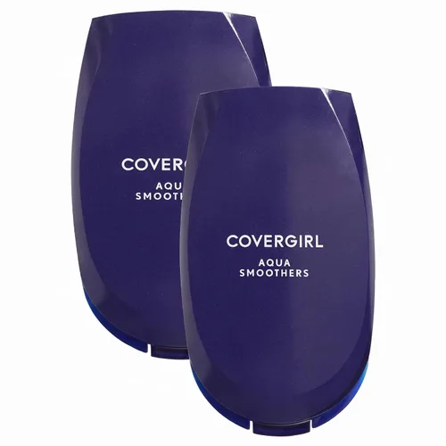 Vista 5 de CoverGirl Aquasmooth - Base de maquillaje compacta SPF 20, color beige pulido 725, 0.4 onzas # 725 Buff Beige