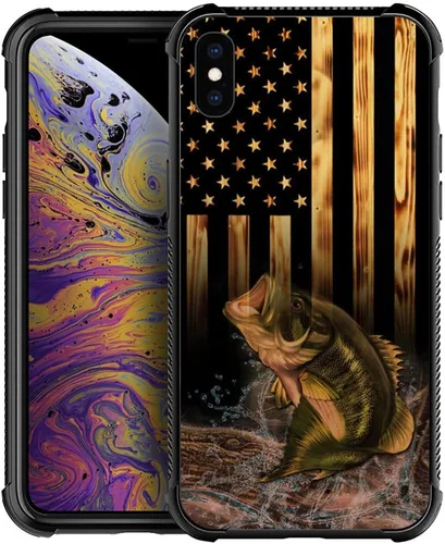 Vista 22 de DJSOK Funda compatible con iPhone 7/8 Plus, diseño con patrón de parachoques trasero, esquinas reforzadas contra arañazos, esquinas reforzadas