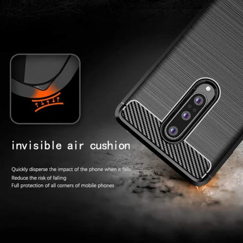 Vista 5 de Osophter Funda para Oneplus 8 [no compatible con Oneplus 8T], 1+8 funda protectora de goma TPU flexible de absorción de golpes para One Plus 8