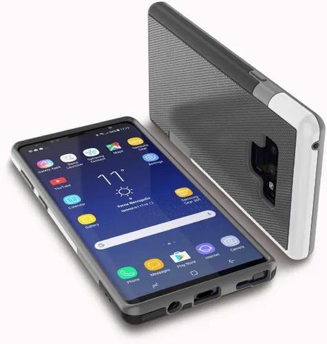 Vista 20 de Jeylly Funda para Galaxy S7, [3 colores] Slim Hybrid Impact Rugged Soft TPU Negro