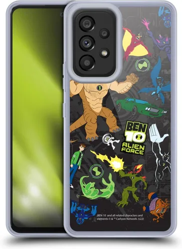 Vista 9 de Head Case Designs Officially Licensed Ben 10: Alien Force Ben's Jacket Graphics Gel Case [Military Grade Protection] Compatible with Samsung Galaxy