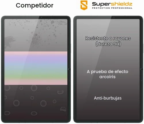 Vista 2 de Supershieldz Protector de pantalla diseñado para Samsung Galaxy Tab S8 Plus/Galaxy Tab S7 FE/Galaxy Tab S7 Plus (12.4 pulgadas), vidrio templado