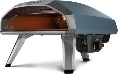Vista 10 de Horno de pizza Ooni Koda 2 de gas – Horno de pizza al aire libre de 14" cocina pizza en 60 segundos, incluye regulador de 28 mBar y manguera de gas