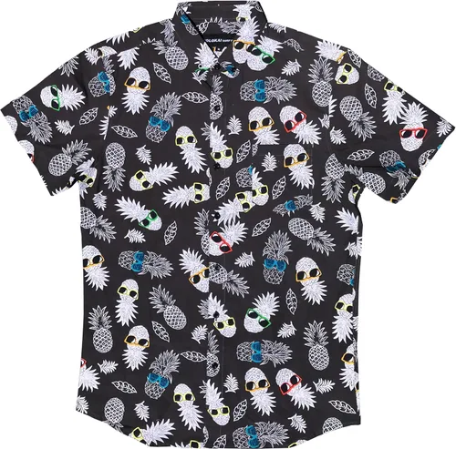Vista 46 de Molokai Surf - Camisas hawaianas de manga corta con botones y corte ajustado