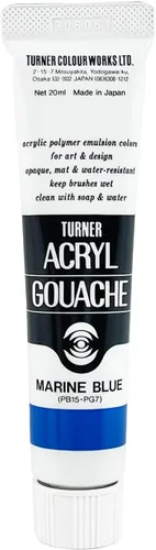 Vista 7 de Turner Colour Works Acryl Gouache Artist Pintura acrílica - Tubo individual de 0.7 fl oz - Siena quemada