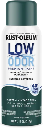 Vista 59 de Rust-Oleum - Pintura en aerosol prémium de bajo olor, gris ancla brillante Olor 40% menor que las pinturas en aerosol tradicionales, durabilidad
