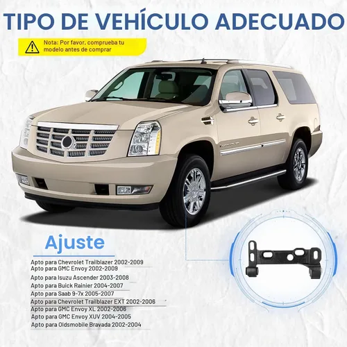 Vista 2 de Kits de suspensión de brazos de control inferiores delanteros para Chevy Trailblazer 2002-2009, Chevy Trailblazer EXT 2002-2006, GMC Envoy 2002-2009