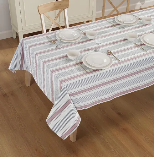 Vista 13 de Mantel de mesa rectangular - Cubierta de mesa - Algodón con costura mitrada - Fundas de mesa a cuadros para cocina, comedor, bodas, decoraciones