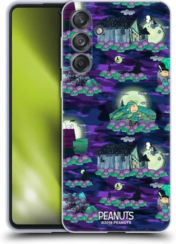Vista 32 de Head Case Designs Funda de gel Spooktacular con licencia oficial de Peanuts Linus y Snoopy [protección de grado militar] compatible con Google Pixel