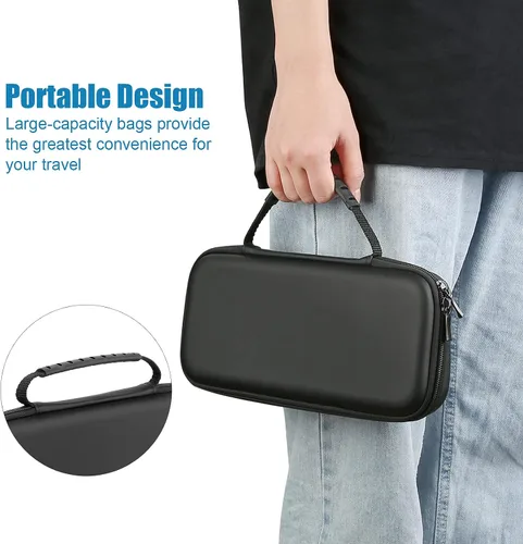 Vista 8 de HEYSTOP Switch Accessories Bundle 27 in 1 Compatible with Nintendo Switch Gift Kit with Carrying Case Dockable Protective Case Cover Screen