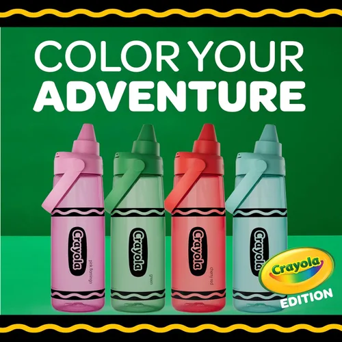 Vista 8 de CamelBak Crayola Chug Tritan Renew Botella de agua Aguamarina, 25 oz