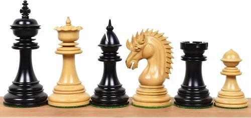 Vista 10 de RoyalChessMall - Juego de piezas de ajedrez Staunton de lujo de dragón de 4.4 pulgadas, madera de rosa con triple