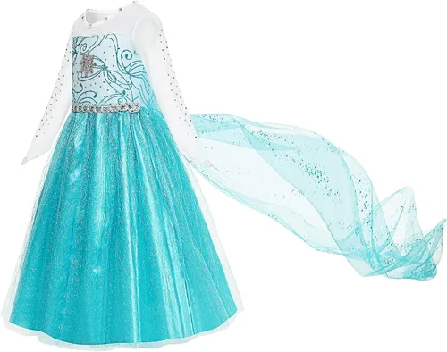 Vista 2 de Princess Costumes for Little Girls Dress Up Clothes for Little Girls Toddler Costume with Accessories Christmas Birthday