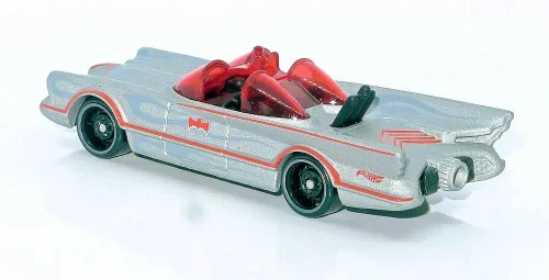 Vista 3 de Hot Wheels Serie de TV Batmobile - Plata 118/250