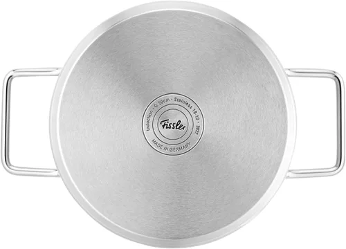 Vista 5 de Fissler Pure Collection - Olla de acero inoxidable de 2.2 cuartos de galón con tapa de metal