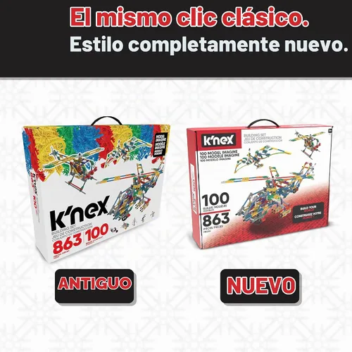 Vista 8 de Conjunto de fichas para armar más de 100 modelos, de K'NEX