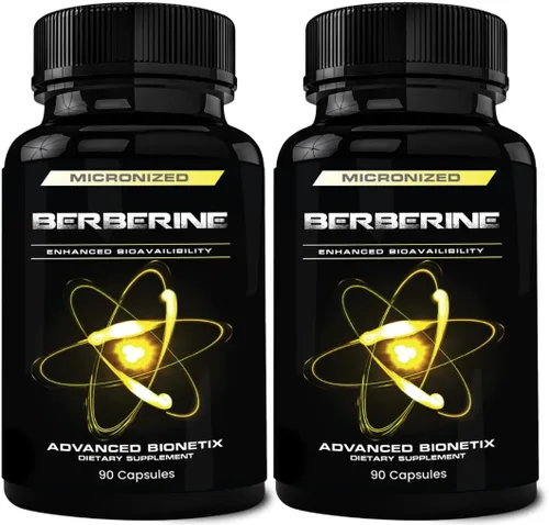 Vista 9 de Advanced Bionetix Suplemento de berberina micronizada de biodisponibilidad avanzada de 1500 mg All Natural w/BerbeTal™ Support. 90 cápsulas totales