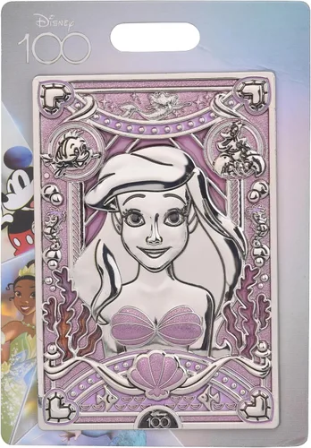 Vista 2 de Disney 100th Anniversary Large Stain Glass Pin, Pack of 1, 500 Limited Edition Collectors Pins, Themed Jewelry, and Opaque Enamel, 4 x 2.75, Tienda