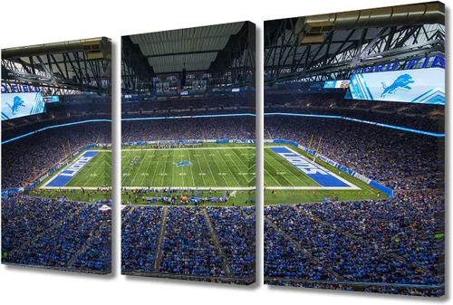 Vista 143 de Lincoln - Lienzo decorativo para pared, diseño de campo financiero de Filadelfia, paisaje de estadio de fútbol de Filadelfia, decoración de pared