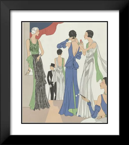 Vista 2 de ArtDirect Anonymous 20x23 Black Modern Frame and Double Matted Museum Art Print Titled - Art - Taste - Beauty, P. 21 (1932)