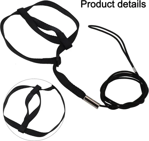 Vista 4 de Minhe Adjustable Parrot Bird Harness Leash for Training and Outdoor Adventures with Comfortable Nylon Strap(M)