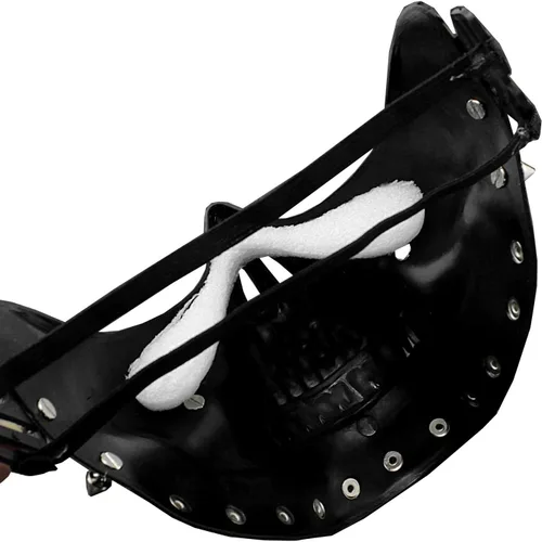 Vista 3 de Máscara Steampunk Steampunk Skeletal Spike Half Masquerade Costumbre Cosplay Negro