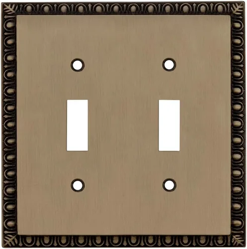 Vista 63 de Nostalgic Warehouse Egg & Dart Deco - Cubierta para placa de interruptor de salida eléctrica