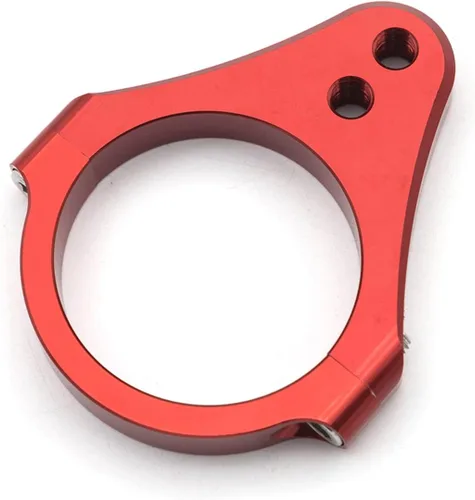 Vista 8 de 31mm de diámetro abrazadera de montaje de horquilla universal de amortiguador de dirección de aluminio para motocicleta (Negro)