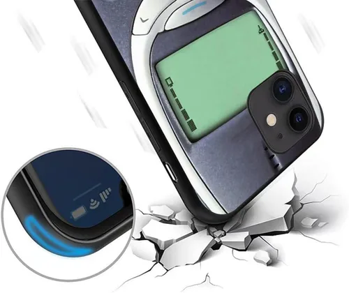 Vista 4 de YHan Compatible con iPhone 16 Funda, Bonita Funda 3D Divertida de Silicona Suave con Diseño Retro Elegante Fundas Protectoras. Compatible con Nokia.