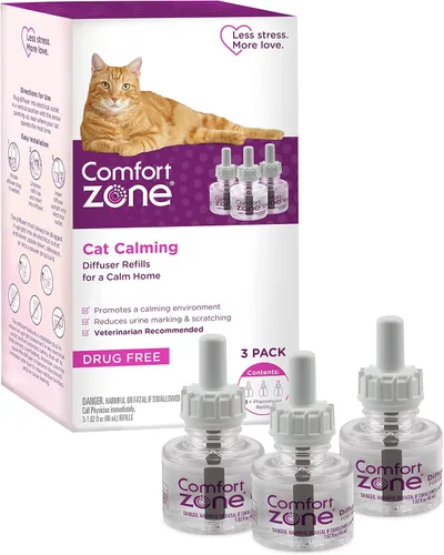 Vista 11 de Comfort Zone Recambio de difusor calmante para gatos, 1 paquete – Los recambios de feromonas calmantes para gatos ayudan a reducir la ansiedad