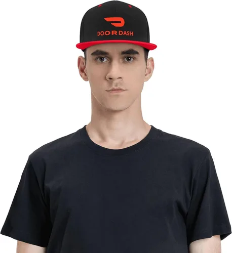 Vista 8 de Sombreros de entrega de alimentos para puerta de salpicadero, gorra de béisbol, unisex, ajustable, a la moda, para exteriores, sombrero de sol