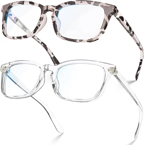Vista 16 de VISOONE - Lentes cuadrados con bloqueo de luz azul y antireflejante para computadora, videojuegos; para mujeres y hombres MONTANA