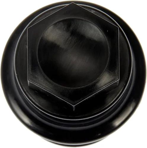 Vista 5 de Dorman 611-948 M27-2.0 - Cubierta de tuerca de rueda negra, tipo roscado compatible con modelos seleccionados Chevrolet/GMC, paquete de 10