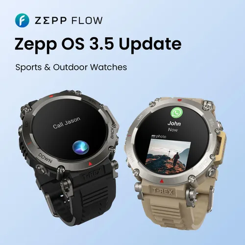 Vista 3 de Amazfit T-Rex - Reloj ultra inteligente de 1.77 pulgadas para hombre, batería de 20 días, apnea de 98.4 ft, GPS de doble banda, resistente al barro