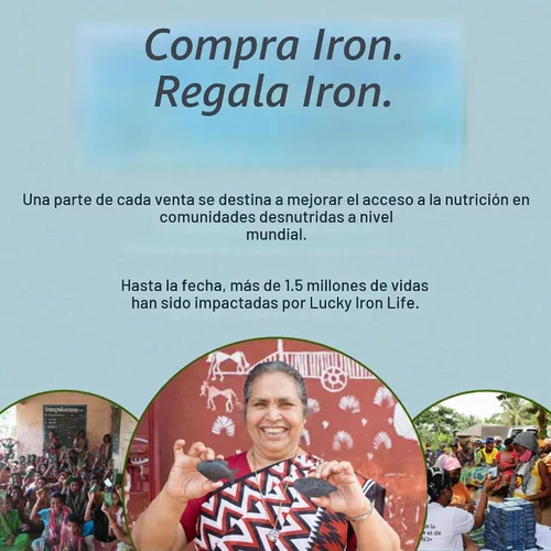 Vista 8 de The Original Lucky Iron Fish ®. Fuente de hierro sin efectos secundarios. Suministro para 5 años. Tackle iron deficiency naturally. Make your
