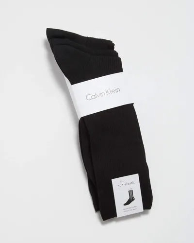 Vista 2 de Calcetines de hombre Calvin Klein para hombre, 3 unidades, con varias rayas, varios