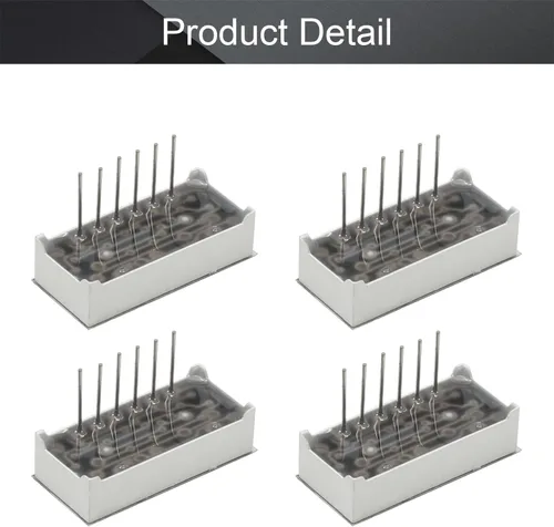 Vista 3 de Othmro 5pcs ánodo común pantalla LED tubo digital 3 bits 7 segmento negro 11pin con una buena salida de luz uniforme