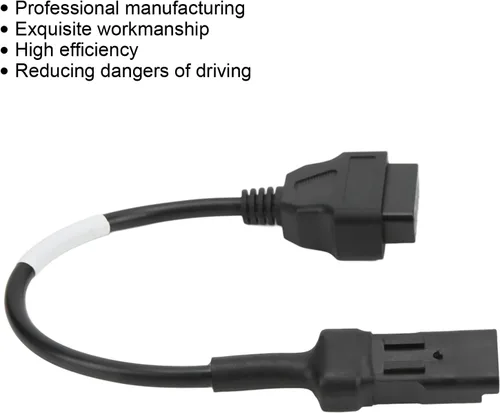 Vista 5 de 4 Pin Motorcycle Diagnostic Connector Cable, Professional OBD Adapter for Ducati - ABS, Stable Performance, Easy Installation for Motorcycle Repair