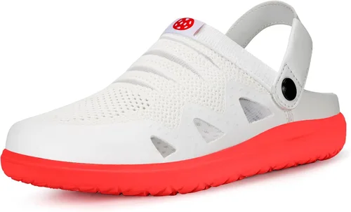Vista 10 de Zuecos de jardín para hombre y mujer, sandalias transpirables para caminar ortopédicas de verano con suela de fascitis plantar