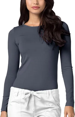 Vista 24 de Adar Underscrubs para Mujeres - Camiseta Underscrub de Manga Larga Comfort Aguamarina (Aquamarine)