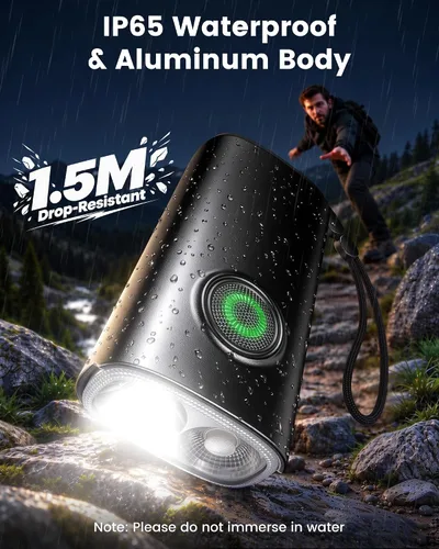 Vista 3 de Linterna UV recargable, luz negra de 395nm y luz blanca de 1300LM