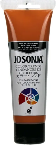 Vista 39 de Jo Sonja Color Trends - Tubo acrílico de flujo mate de 4 onzas - Latón antiguo