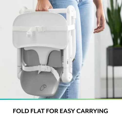 Vista 4 de Evenflo Silla elevadora plegable portátil 2 en 1 Eat & Go
