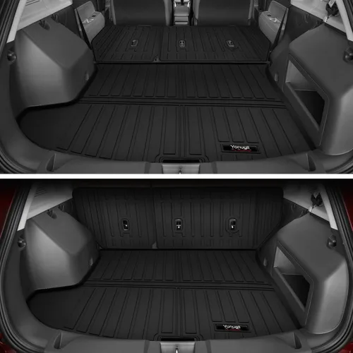Vista 4 de para alfombrillas de piso y forro de carga y alfombrillas de respaldo de 2007-2016 Jeep Compass/Patriot 2007-2012 Dodge Caliber. Juego de 38-44