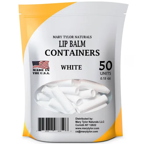 Vista 5 de 50 recipientes transparentes para bálsamo labial tubos redondos, sin BPA, fabricados en Estados Unidos, 100% libre de BPA, con tapas transparentes
